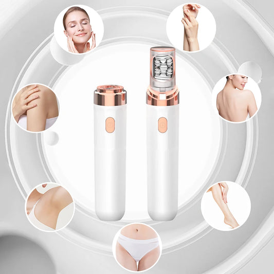 Mini Electric Facial Hair Remover – USB Rechargeable